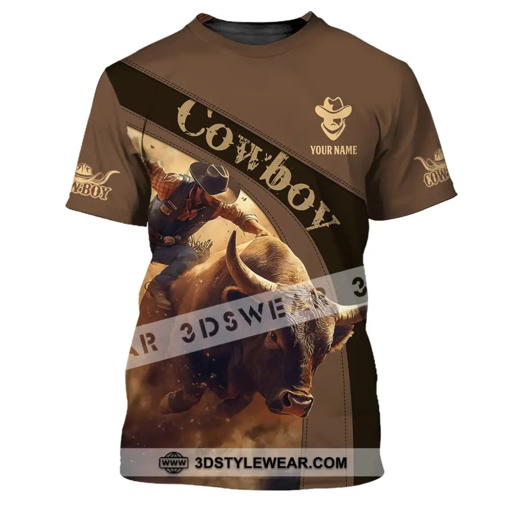 Men Shirt - Custom Cowboy Shirt - T-Shirt / S - T-shirt