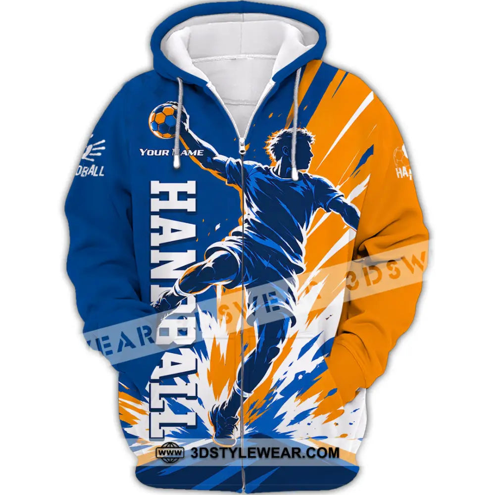 Men Shirt - Custom Handball Shirt - Zipper Hoodie / S - T-shirt