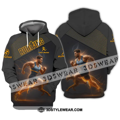Men Shirt - Custom Man Running Shirt - Hoodie / S - T-shirt