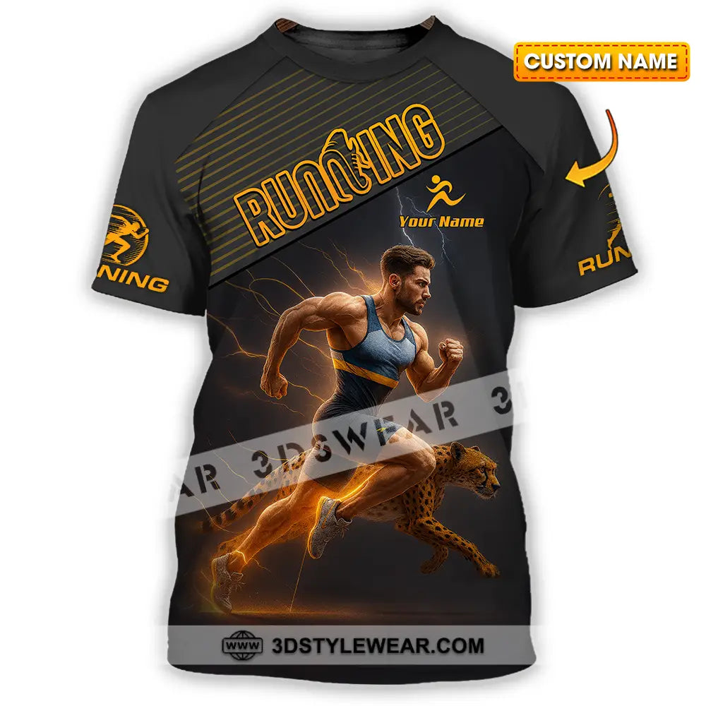 Men Shirt - Custom Man Running Shirt - T-shirt