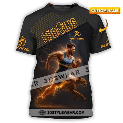 Men Shirt - Custom Man Running Shirt - T-shirt