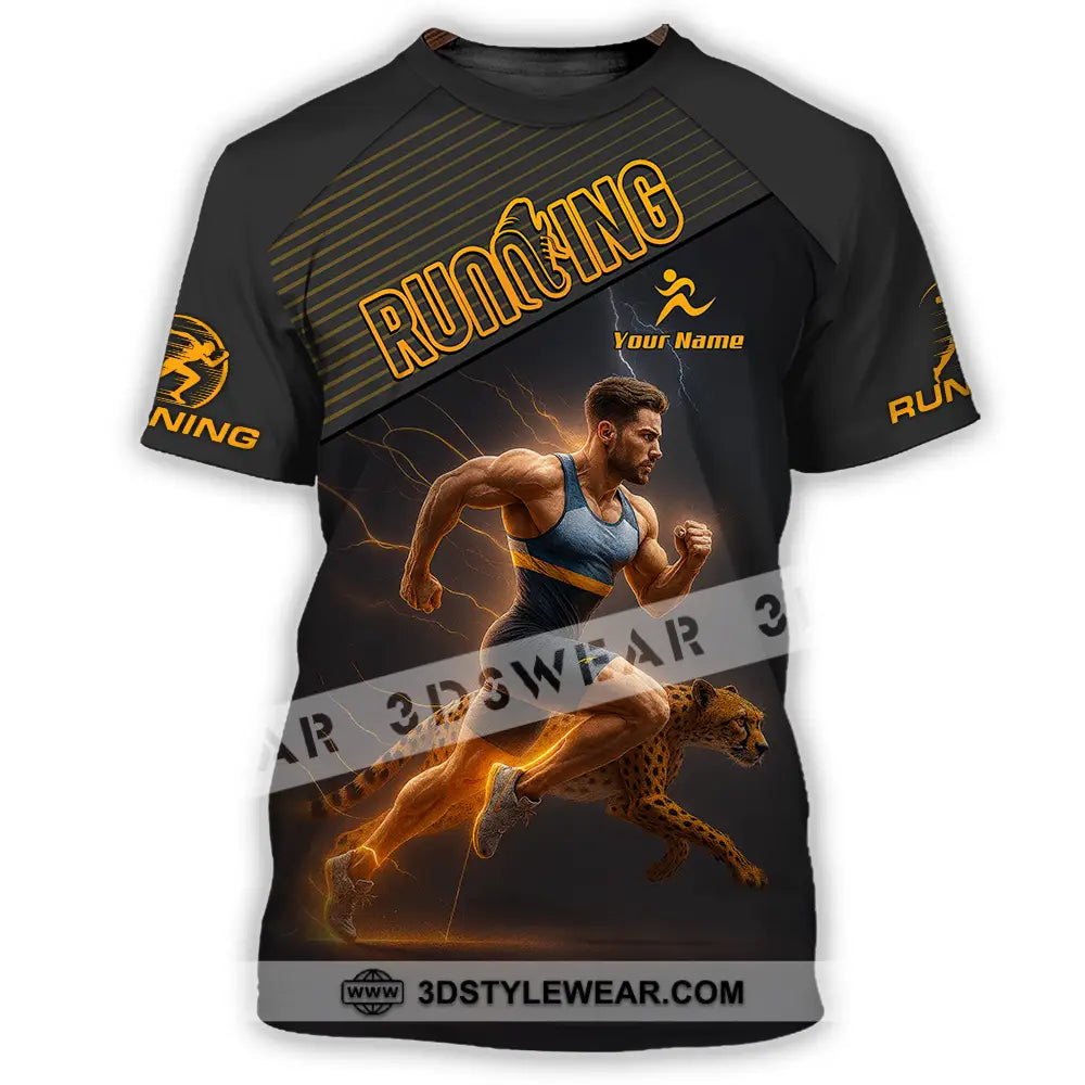 Men Shirt - Custom Man Running Shirt - T-Shirt / S - T-shirt