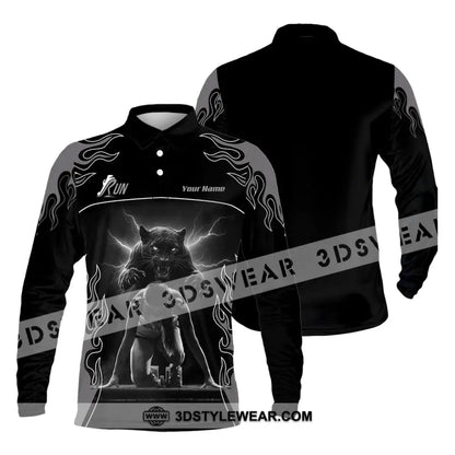 Men Shirt - Custom Ready To Run Love Running Shirt - Long Sleeve Polo / S - T-shirt