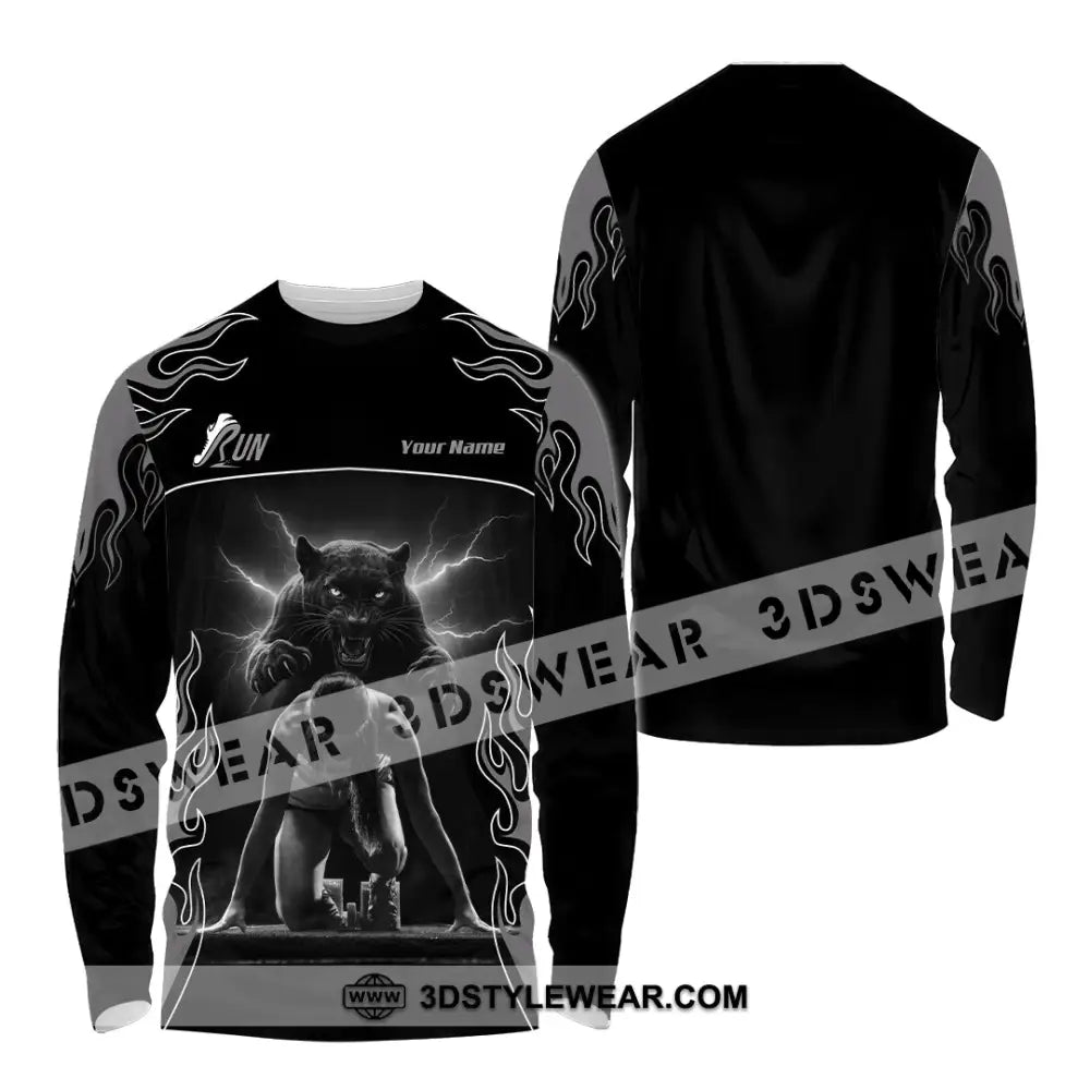 Men Shirt - Custom Ready To Run Love Running Shirt - Long Sleeve Shirt / S - T-shirt