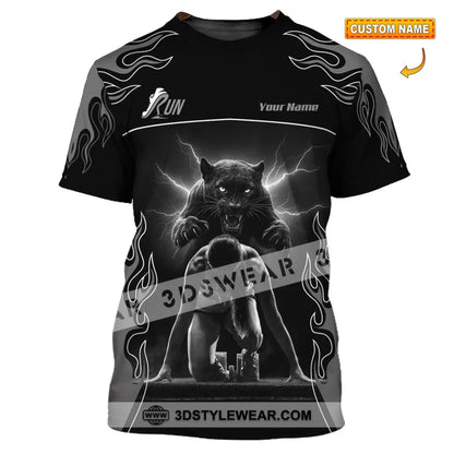 Men Shirt - Custom Ready To Run Love Running Shirt - T-shirt