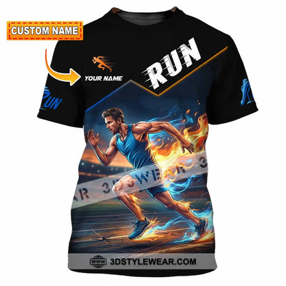 Men Shirt - Custom Run Shirt - T-shirt