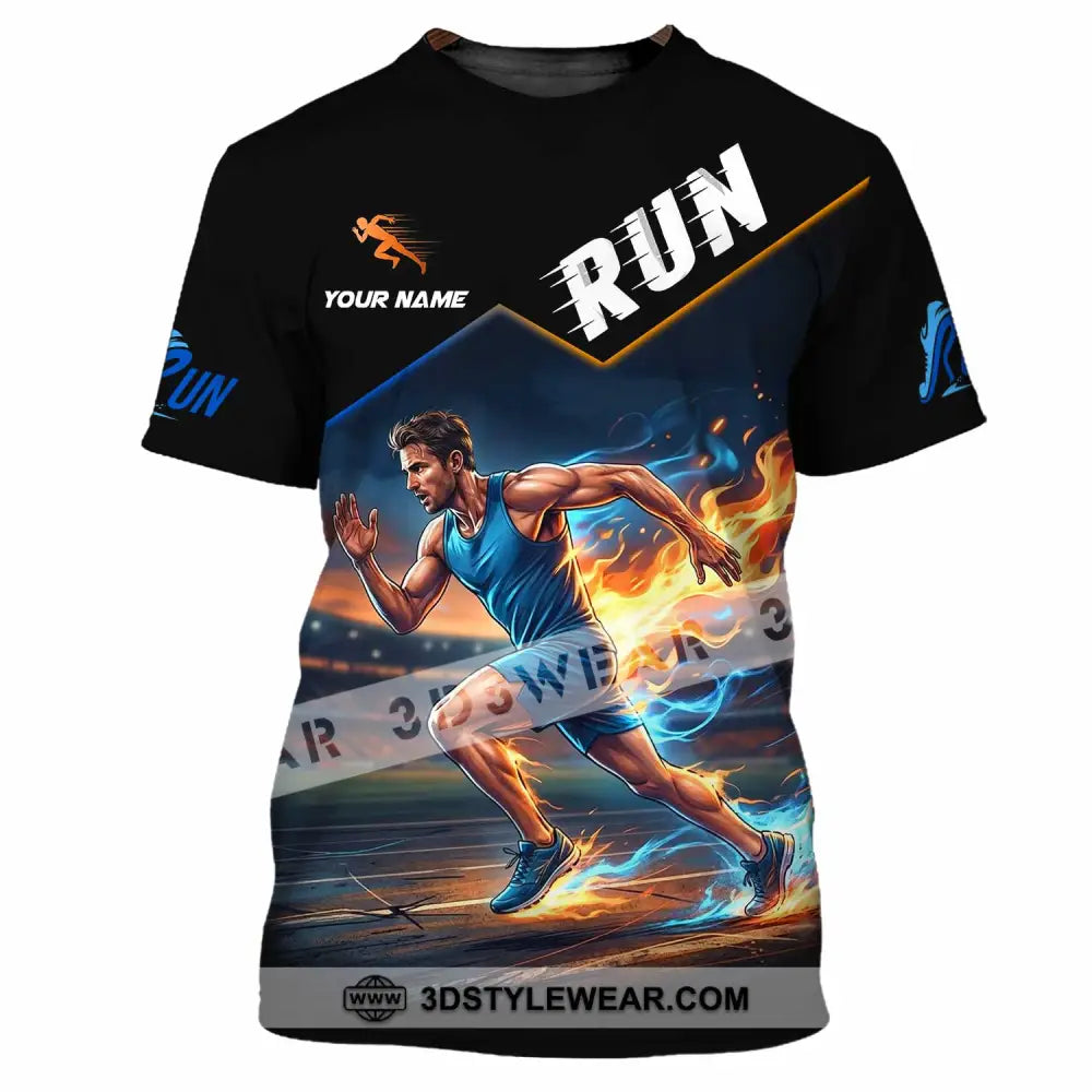 Men Shirt - Custom Run Shirt - T-Shirt / S - T-shirt
