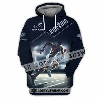 Men Shirt - Custom Running Shirt - Hoodie / S - T-shirt