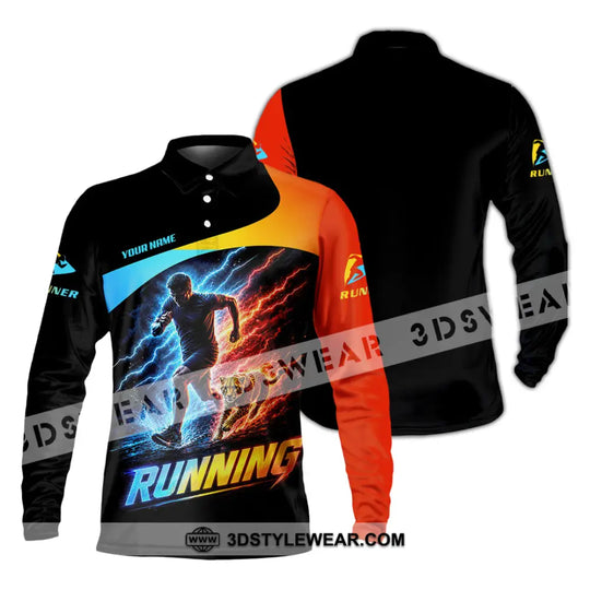 Men Shirt - Custom Running Shirt style option 4