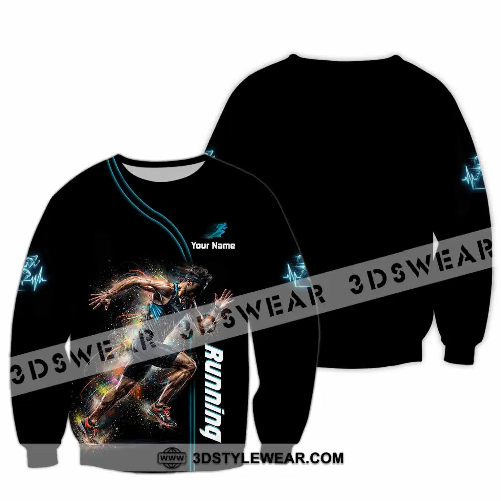 Men Shirt - Custom Running Shirt - Long Sleeve / S - T-shirt