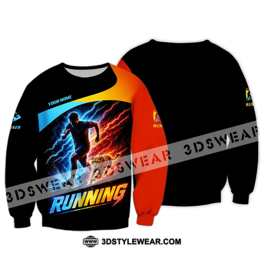 Men Shirt - Custom Running Shirt - Long Sleeve / S - T-shirt