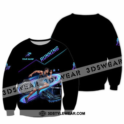 Men Shirt - Custom Running Shirt - Long Sleeve / S - T-shirt