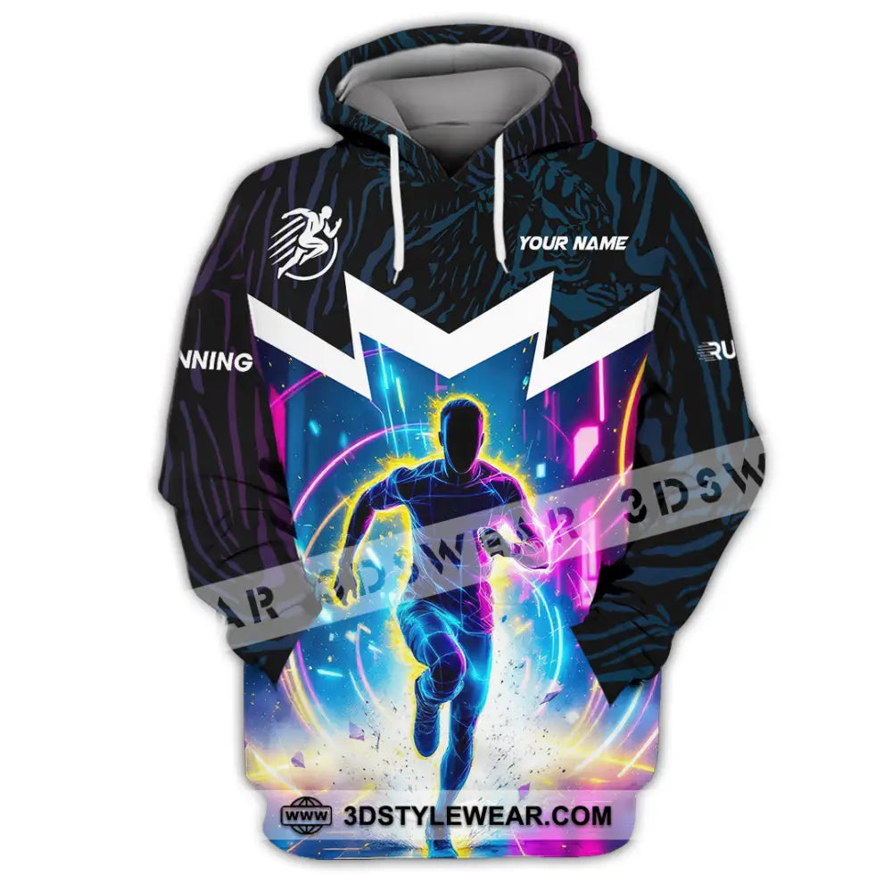 Men Shirt - Custom Running Love Runner Shirt - Hoodie / S - T-shirt