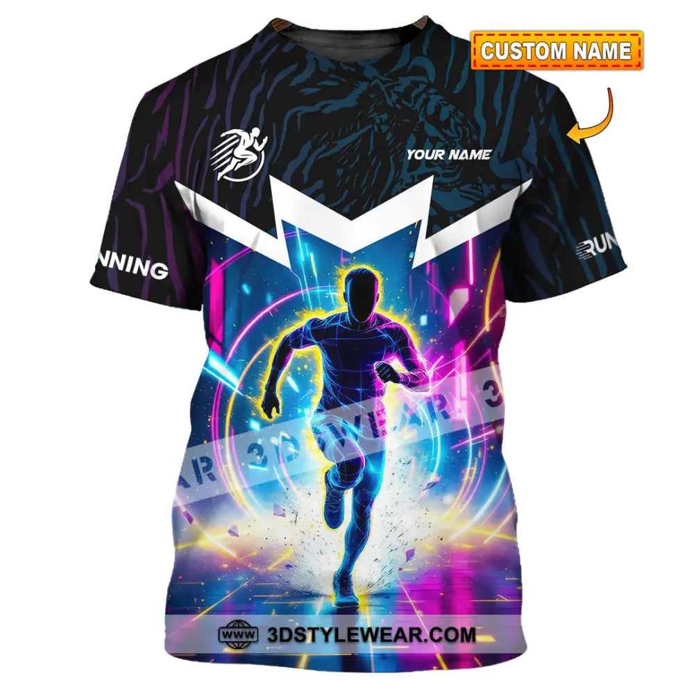 Men Shirt - Custom Running Love Runner Shirt - T-shirt