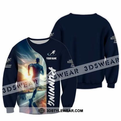 Men Shirt - Custom Running Lover Shirt - Long Sleeve / S - T-shirt