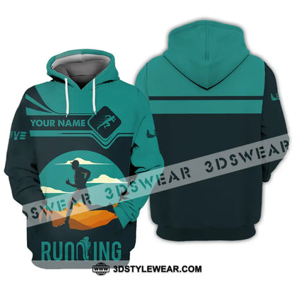 Men Shirt - Custom Running Lover Love Running Shirt - Hoodie / S - T-shirt