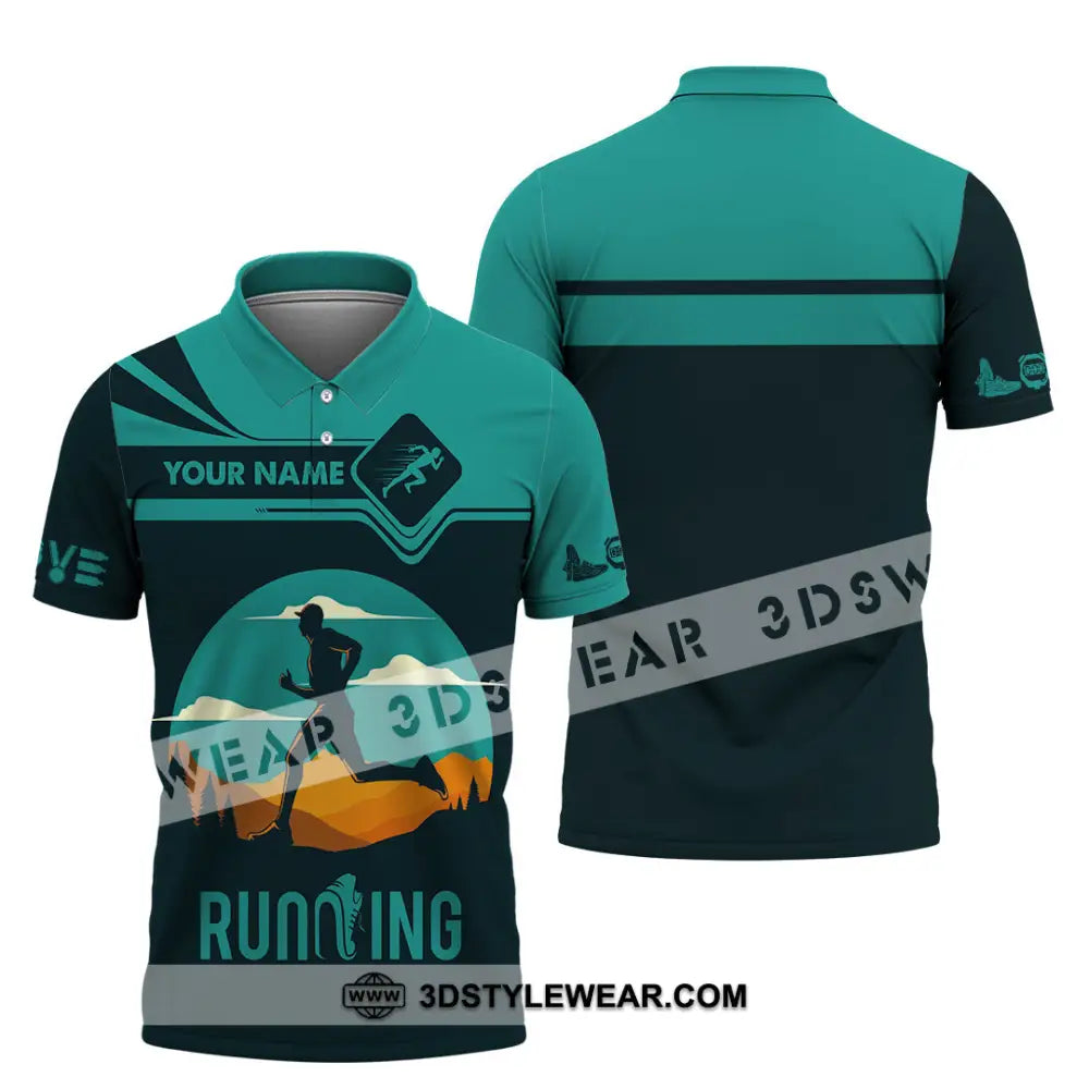 Men Shirt - Custom Running Lover Love Running Shirt - Polo Shirt / S - T-shirt