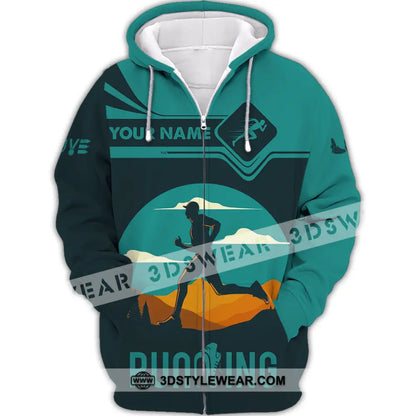 Men Shirt - Custom Running Lover Love Running Shirt - Zipper Hoodie / S - T-shirt