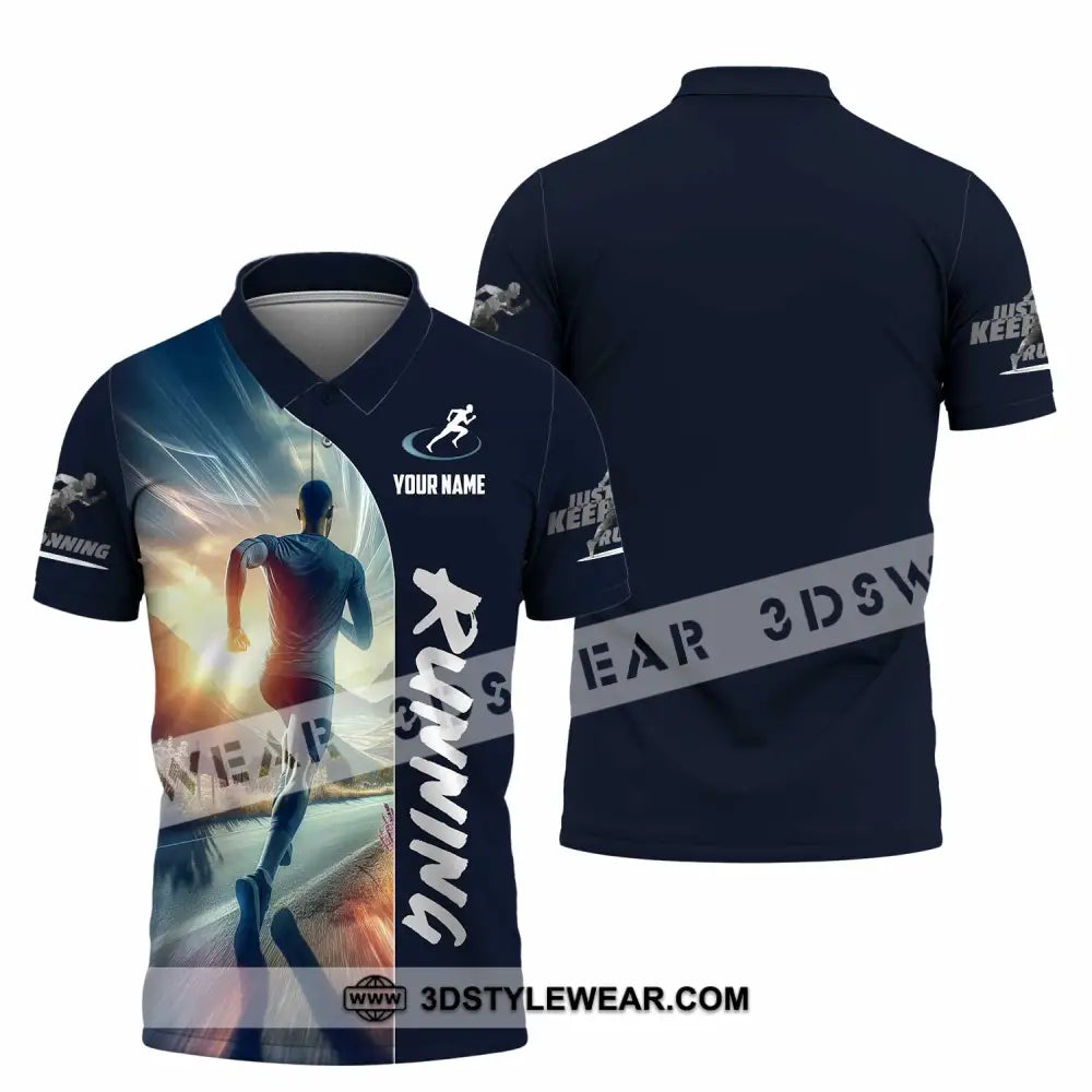 Men Shirt - Custom Running Lover Shirt - Polo Shirt / S - T-shirt