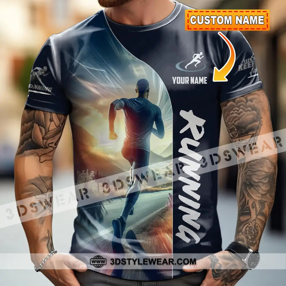 Men Shirt - Custom Running Lover Shirt - T-shirt