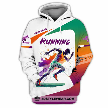 Men Shirt - Custom Running Man Runner Shirt - Hoodie / S - T-shirt