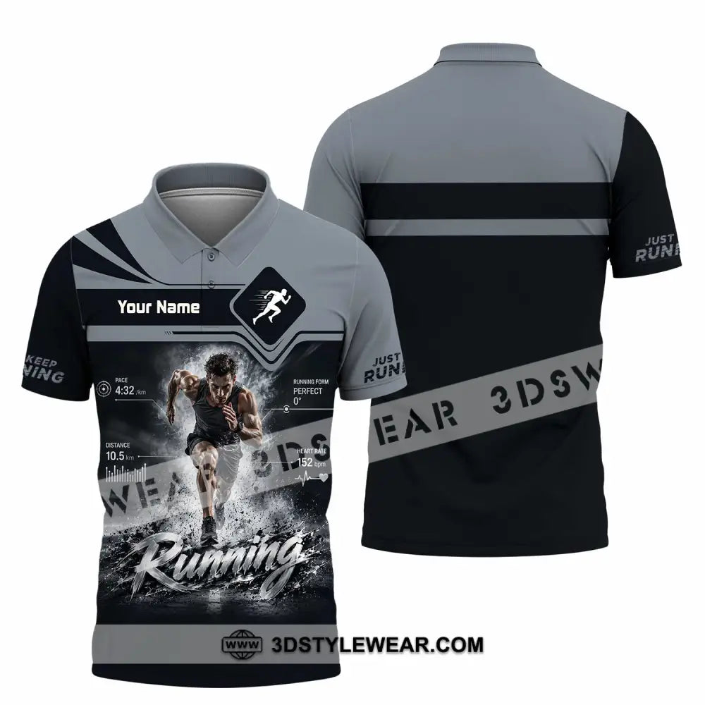 Men Shirt - Custom Running Shirt - Polo Shirt / S - T-shirt