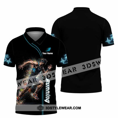 Men Shirt - Custom Running Shirt - Polo Shirt / S - T-shirt