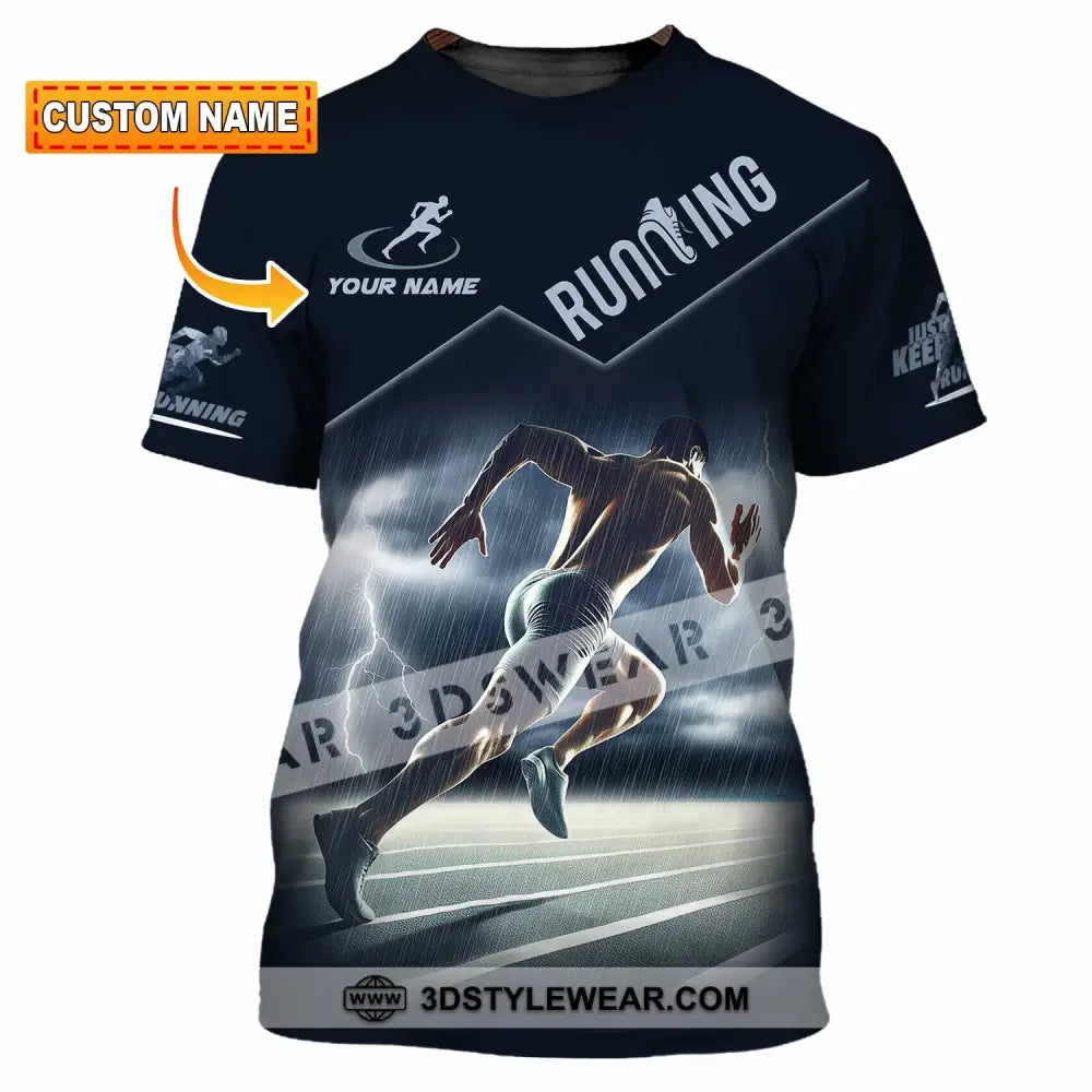 Men Shirt - Custom Running Shirt - T-shirt