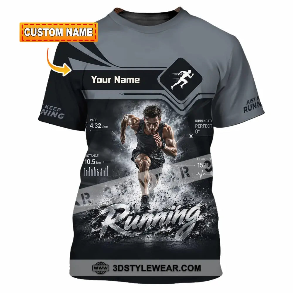 Men Shirt - Custom Running Shirt - T-shirt