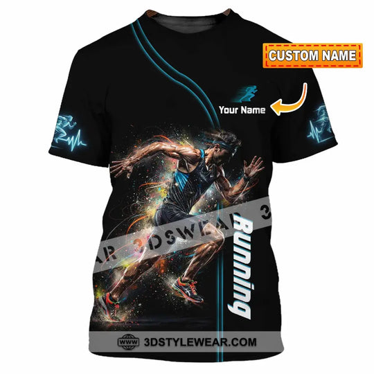 Men Shirt - Custom Running Shirt style option 1