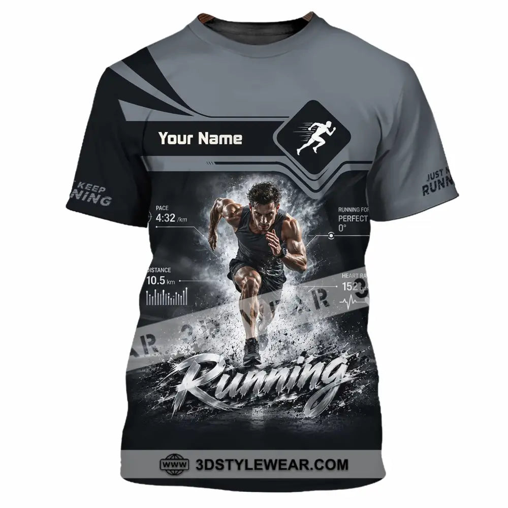 Men Shirt - Custom Running Shirt - T-Shirt / S - T-shirt
