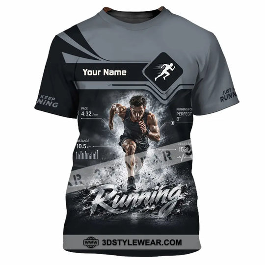 Men Shirt - Custom Running Shirt style option 2