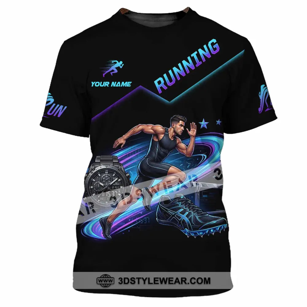Men Shirt - Custom Running Shirt - T-Shirt / S - T-shirt