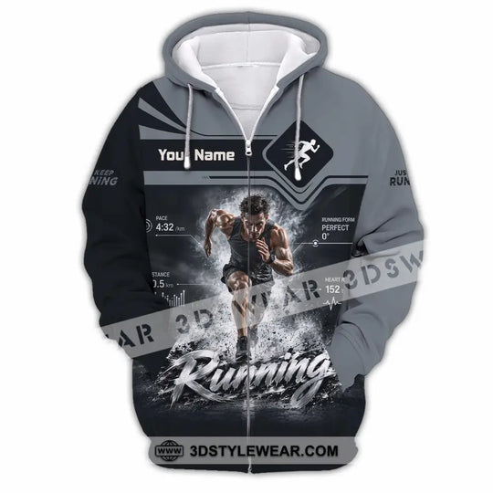 Men Shirt - Custom Running Shirt style option 4