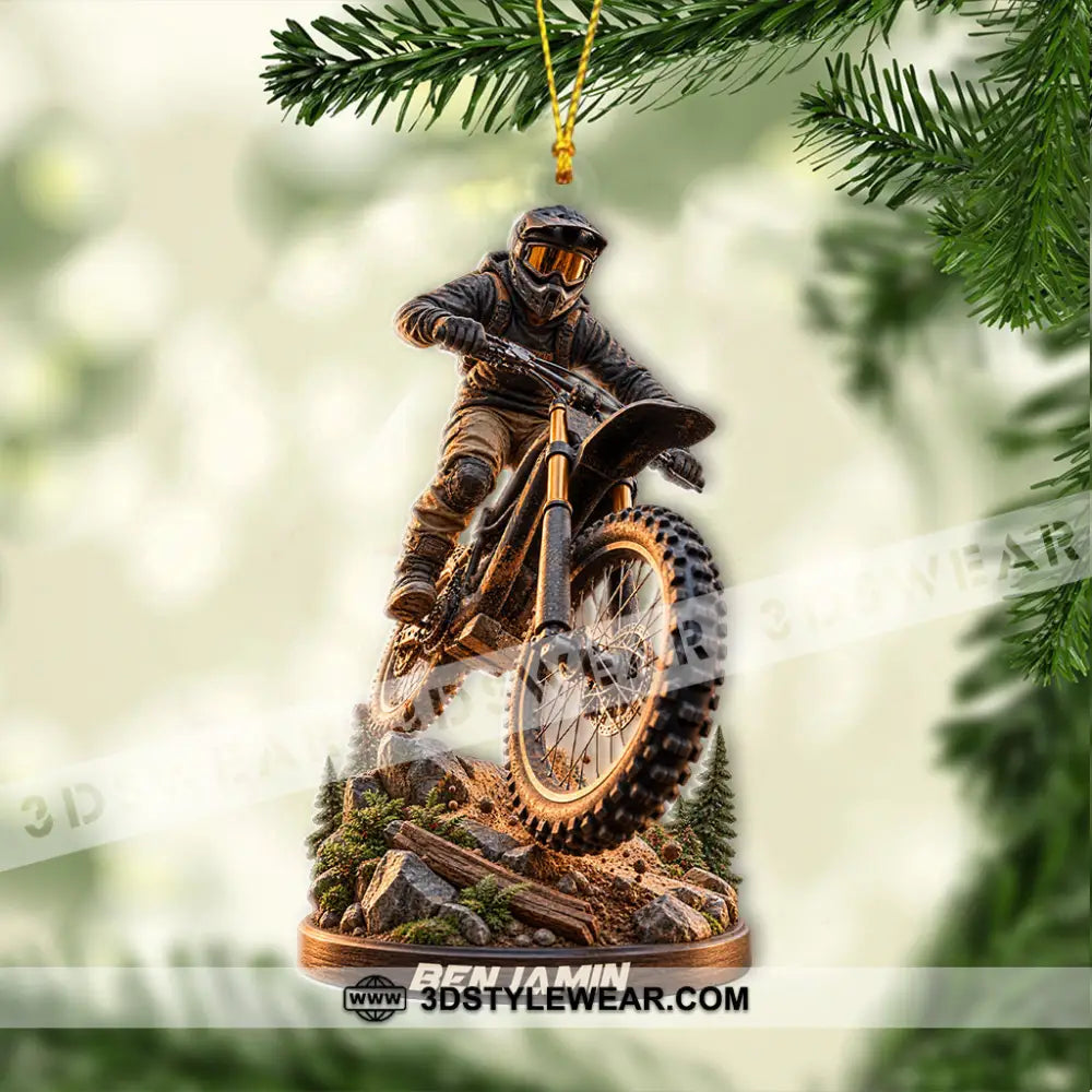Mountain Bike Home Decor Christmas Ornament Personalized Ornament - Ornament