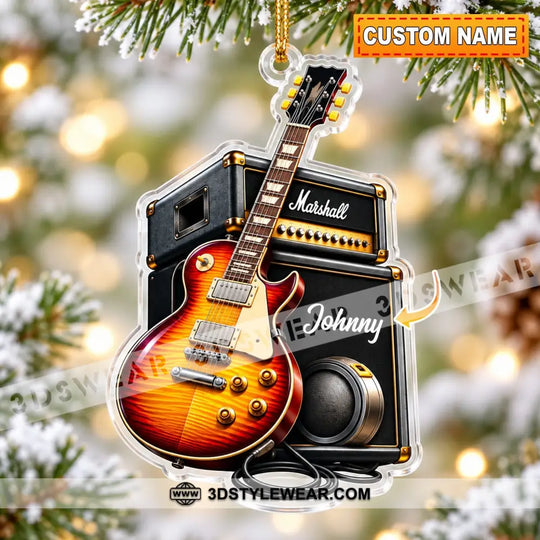 Musician Home Decor, Christmas Ornament, Personalized Ornament style option 1