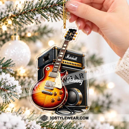 Musician Home Decor, Christmas Ornament, Personalized Ornament style option 2