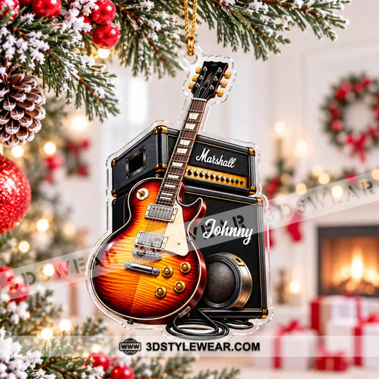 Musician Home Decor, Christmas Ornament, Personalized Ornament style option 3