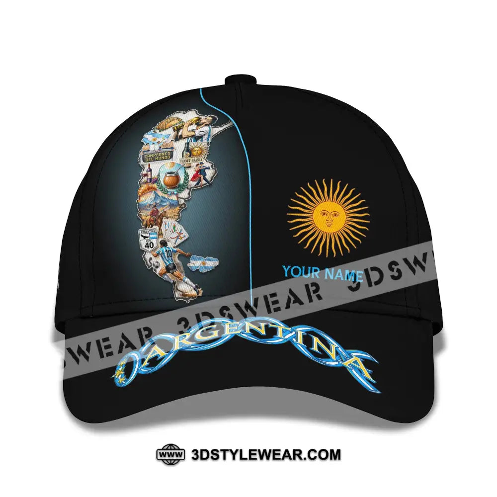 Personalized Cap Customized Argentina Classic Cap CLASSIC CAP / UNIVERSAL FIT Cap
