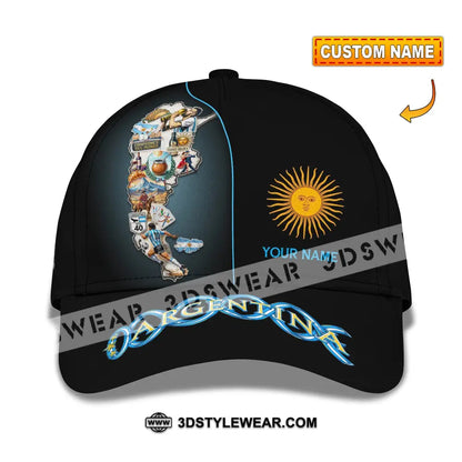 Personalized Cap Customized Argentina Classic Cap CLASSIC CAP / UNIVERSAL FIT Cap