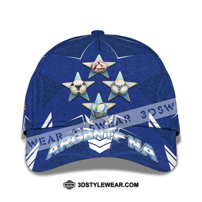 Personalized Cap Customized Argentina World Cup 2026 Classic Cap CLASSIC CAP / UNIVERSAL FIT Cap