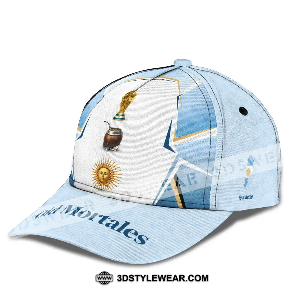Personalized Cap Customized Argentina World Cup 2026 Classic Cap - CLASSIC CAP / UNIVERSAL FIT - Cap