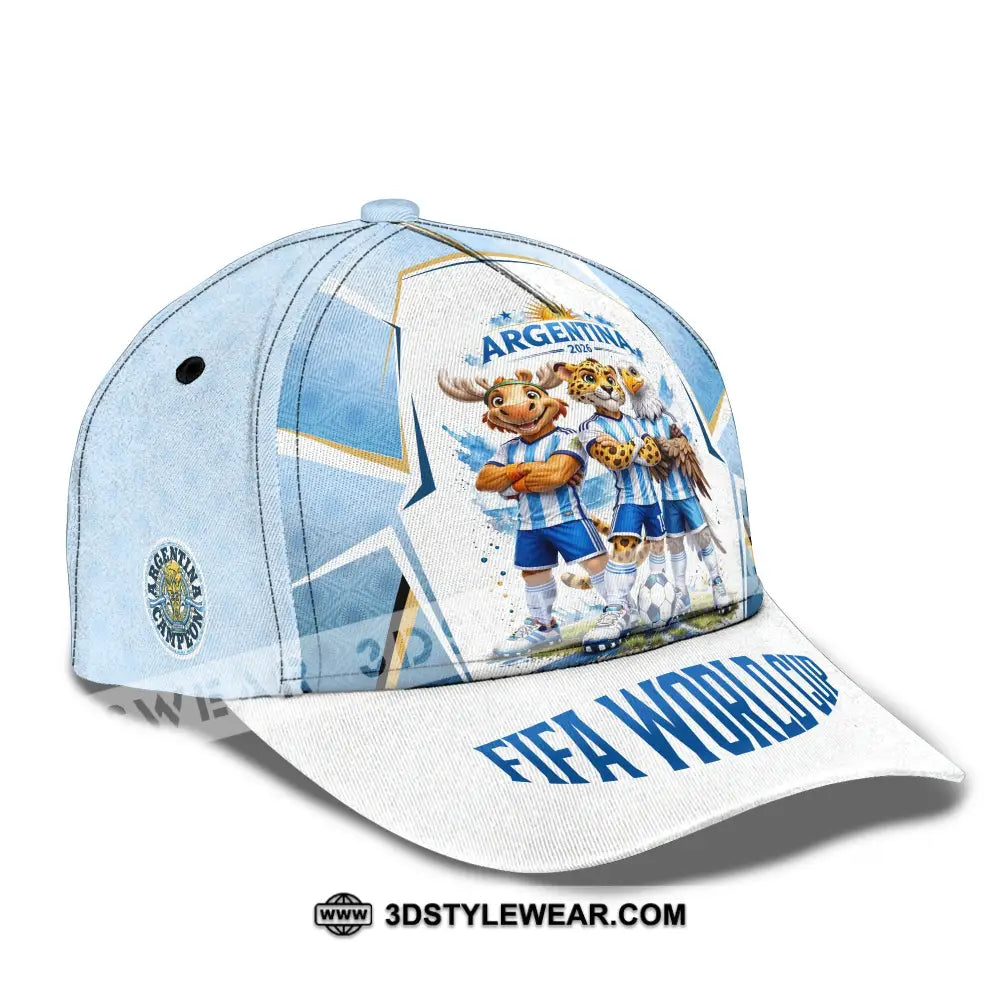 Personalized Cap Customized Argentina World Cup 2026 Classic Cap - CLASSIC CAP / UNIVERSAL FIT - Cap