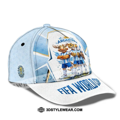 Personalized Cap Customized Argentina World Cup 2026 Classic Cap - CLASSIC CAP / UNIVERSAL FIT - Cap