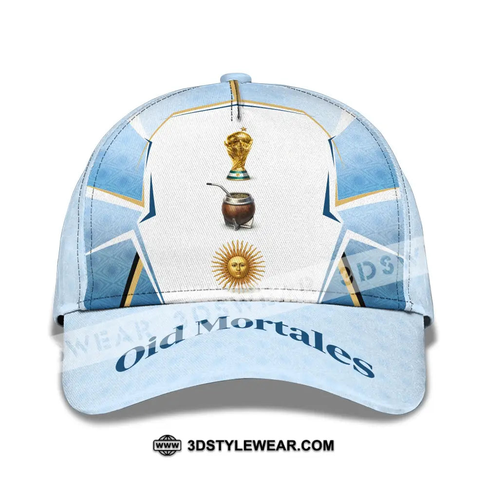 Personalized Cap Customized Argentina World Cup 2026 Classic Cap - CLASSIC CAP / UNIVERSAL FIT - Cap