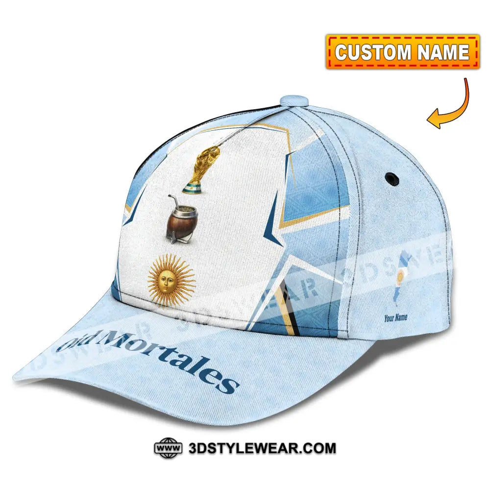 Personalized Cap Customized Argentina World Cup 2026 Classic Cap - CLASSIC CAP / UNIVERSAL FIT - Cap