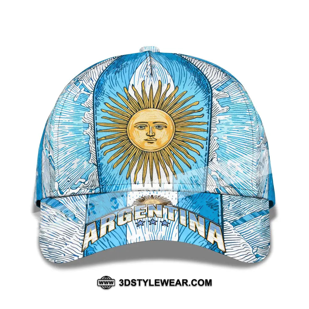 Personalized Cap Customized Argentina World Cup 2026 Classic Cap CLASSIC CAP / UNIVERSAL FIT Cap