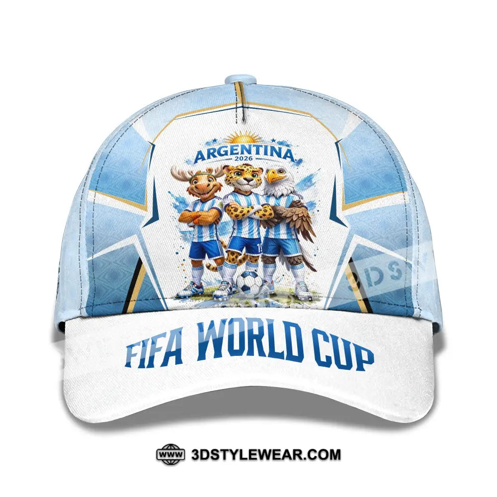 Personalized Cap Customized Argentina World Cup 2026 Classic Cap - CLASSIC CAP / UNIVERSAL FIT - Cap