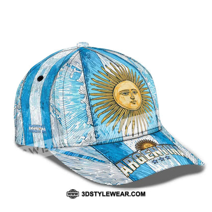 Personalized Cap Customized Argentina World Cup 2026 Classic Cap CLASSIC CAP / UNIVERSAL FIT Cap