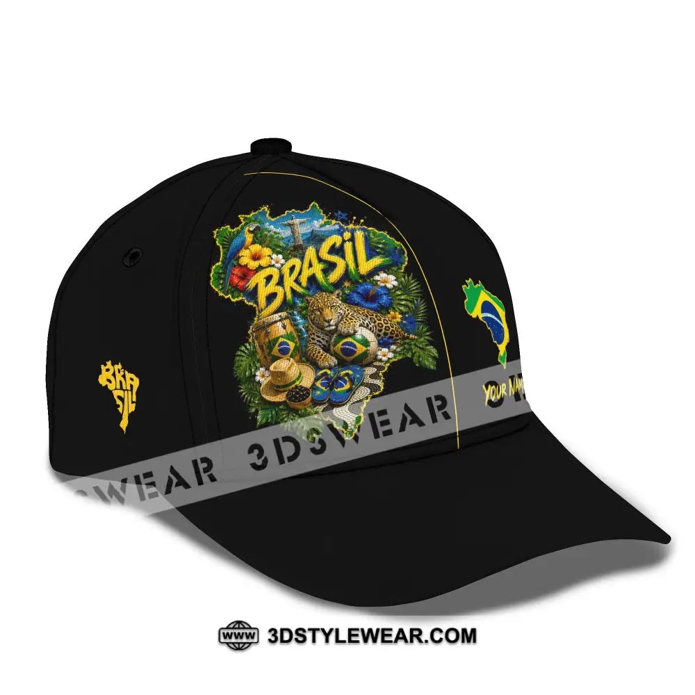 Personalized Cap Customized Brasil Classic Cap - CLASSIC CAP / UNIVERSAL FIT - Cap